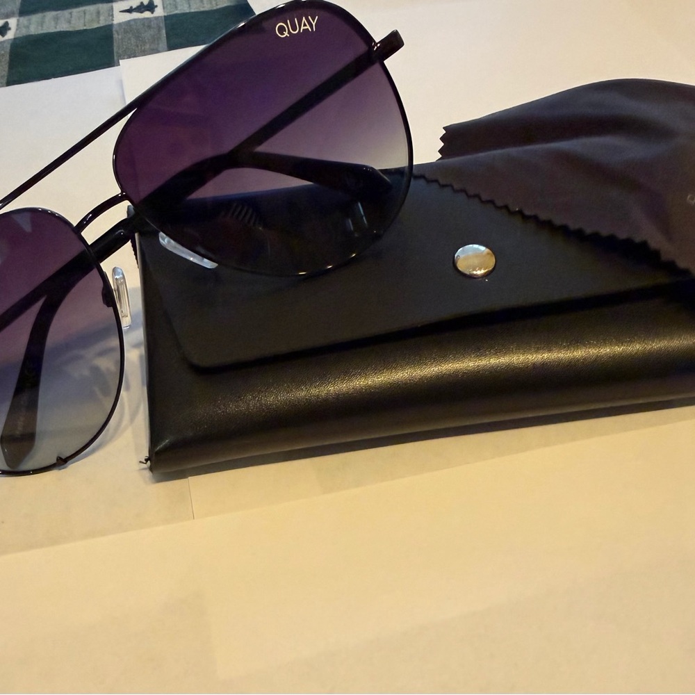 Quay Australia Gradient Purple Sunglasses